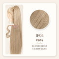 Extension Queue de Cheval à Clip Wrap Ponytail Lisse – IF04 BLOND BEIGE CHAMPAGNE – Effet Naturel
