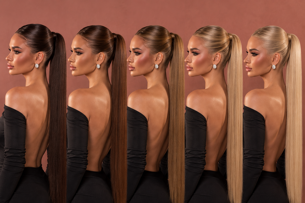 5 teintes de ponytails ARABIAN Collection